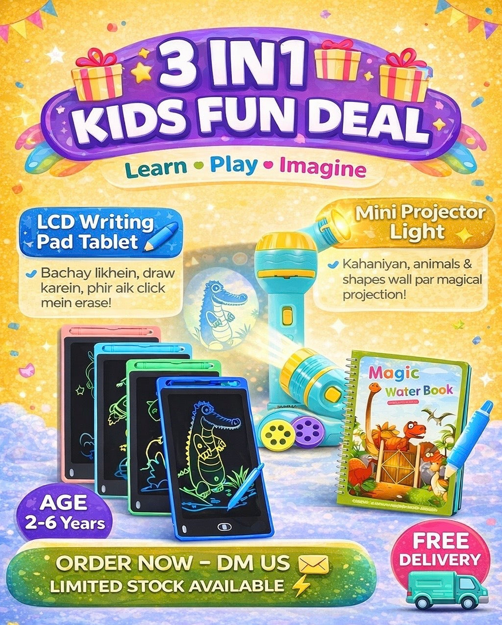 3 IN 1 KIDS FUN DEAL 🎁