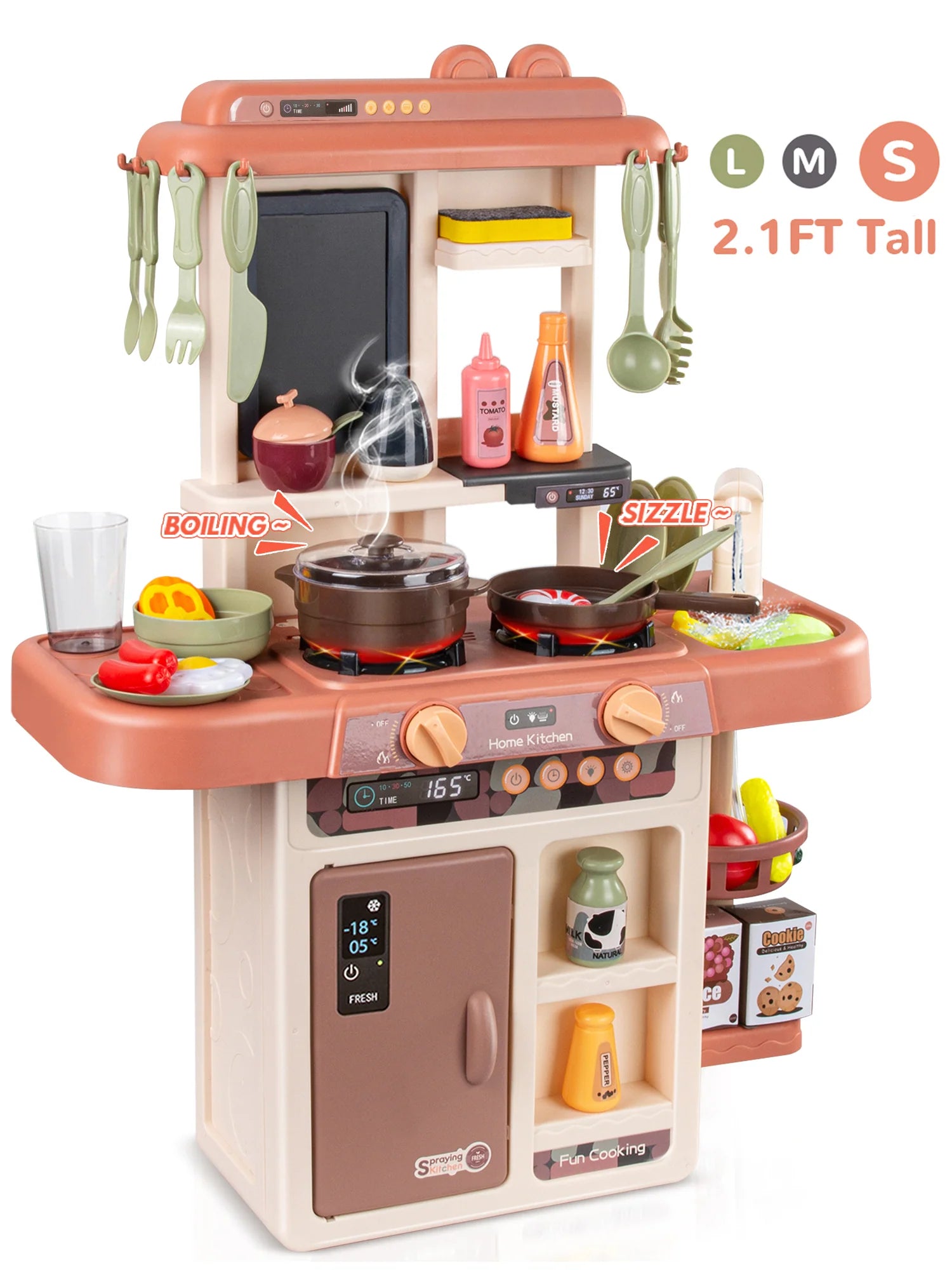 imported China Kitchen Play Set, Interactive Kids Kitchen Play Set