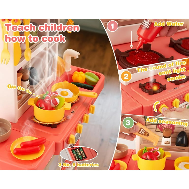 imported China Kitchen Play Set, Interactive Kids Kitchen Play Set